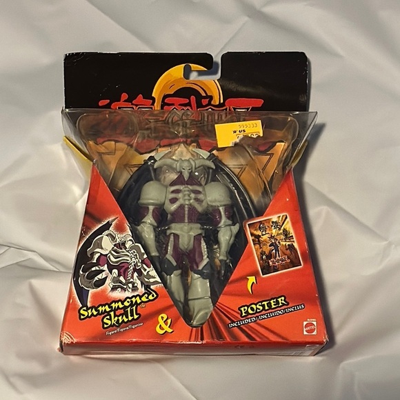 yu gi oh Other - Yu-Gi-Oh! Vintage Summoned Skull Action Figure with Poster